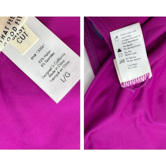 L*Space Ribbed Lola Bikini Bottom Size Large - Picture 7 of 10